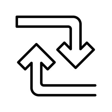 İçerik Retweet, Paylaşım Döngüsü, Viral Döngü, Tırnak Yayımlama ve Bilgi Yayılımı için Tutanak Simgesi. Vektör İmzalama Simgesi.