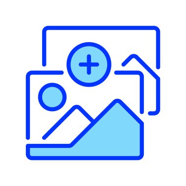 Hikaye Çizgisi Simgesi, Durum Güncellemesi için Ana Simge, Sosyal Paylaşma, Günlük An, İçerik Oluşturma ve Kişisel Haber Ekle. Vektör İmzalama Simgesi.