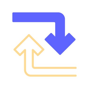 İçerik Retweet, Paylaşım Döngüsü, Viral Döngü, Tırnak Yayımlama ve Bilgi Yayılımı için Tutanak Simgesi. Vektör İmzalama Simgesi.