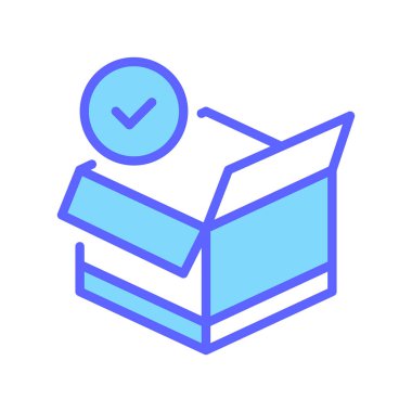 Sevkiyat Kutu Hattı Simgesi, Paket Gelişi için Taslak Sembolü, Sipariş Gönderimi, Lojistik Başarı, Kargo Alındı ve Paket İzleme 'yi kontrol edin. Vektör İmzalama Simgesi.