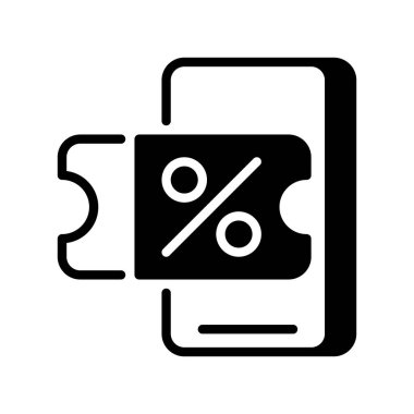 Dijital Coupon Hattı Simgesi, Elektronik Fatura Taslak Sembolü, Online İndirim, Mobil Promo, Kod Tarayıcı ve Sanal Bilet. Vektör İmzalama Simgesi.