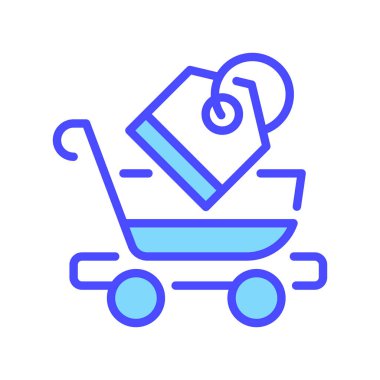 İndirim Etiketi Simgesi, Fiyat Düşüşü için Taslak Sembol, Özel Teklif, İndirim Etiketi, Kupon Mark ve Kelepir Anlaşma. Vektör İmzalama Simgesi.