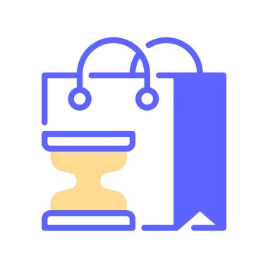 Sınırlı Teklif Hattı Simgesi, Özel Anlaşma Taslak Sembolü, Nadir Fırsatlar, Kısa Tanıtım, Özel İndirim ve Kıtlık Satışı. Vektör İmzalama Simgesi.