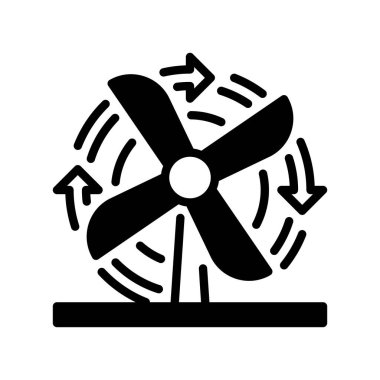 Temiz Enerji Politikası Çizgisi Simgesi, Yenilenebilir Güç Taslak Sembolü, Yeşil Güneş, Çevre Rüzgarı, Sürdürülebilir Yakıt ve Doğa Elektrik. Vektör İmzalama Simgesi.