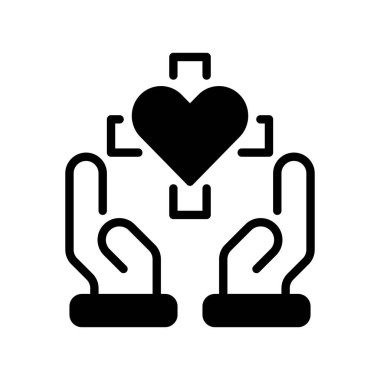 Kamu Yardım Hattı Simgesi, Sosyal Refah Sembolü, Ortak İyilik, Toplum Yardımı, Vatandaş Avantajı ve Devlet Bağışı. Vektör İmzalama Simgesi.