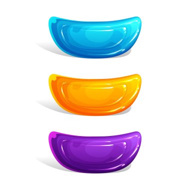 Güzel, parlak ve lezzetli şekerler..