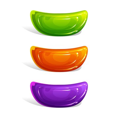 Güzel, parlak ve lezzetli şekerler..