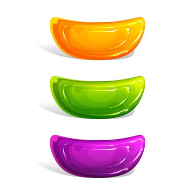 Güzel, parlak ve lezzetli şekerler..