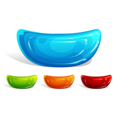 Güzel, parlak ve lezzetli şekerler..