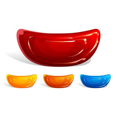 Güzel, parlak ve lezzetli şekerler..