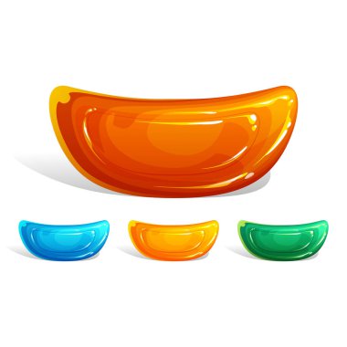 Güzel, parlak ve lezzetli şekerler..