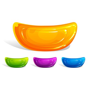 Güzel, parlak ve lezzetli şekerler..