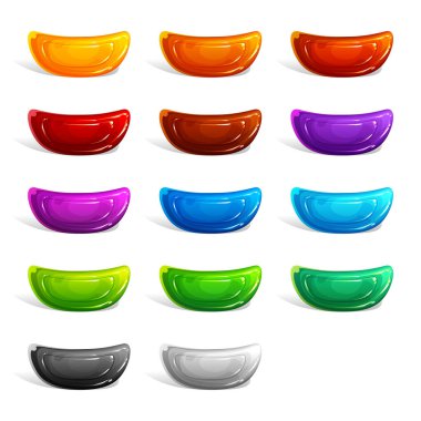 Güzel, parlak ve lezzetli şekerler..