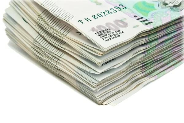 A bundle of money. Fragment — Stock Photo, Image