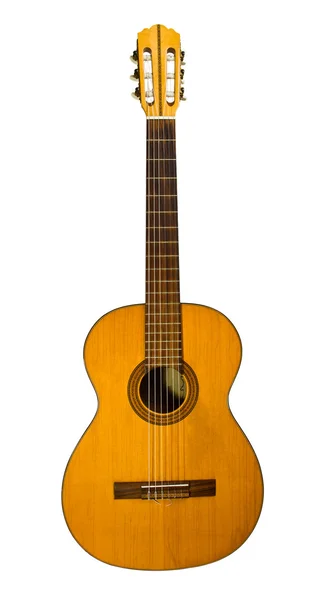 Beyaz arkaplanda gitar — Stok fotoğraf