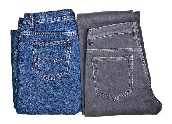 Две пары джинсов — стоковое фото