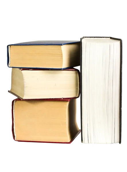 Several books on a white background — Stock Photo, Image