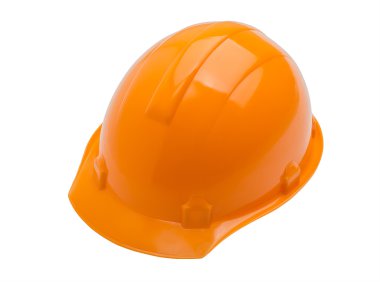 Beyaz arkaplanda kask