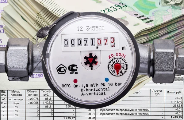 Su ve para için sayaç