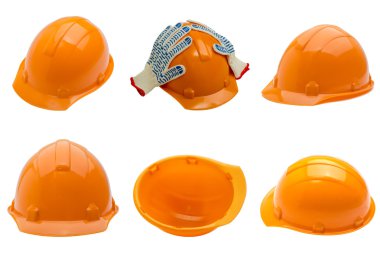 Kask 6 farklı görünümlerde kümesi