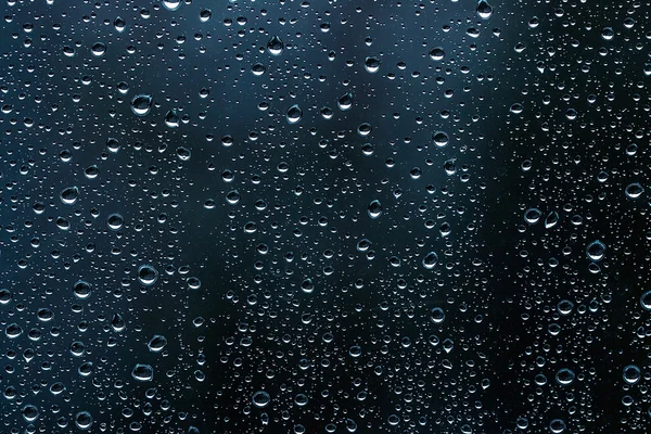 Esőcseppek üvegen — Stock Fotó