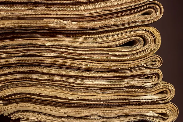 杭の古い新聞 — ストック写真