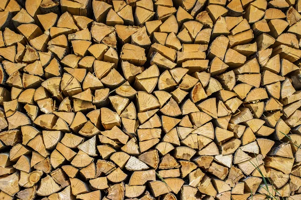 Brandhout als achtergrond — Stockfoto