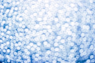 Bulanık mavi arka plan ile bokeh