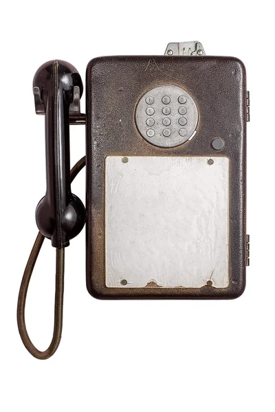 Ein Oldtimer-Bezahltelefon — Stockfoto