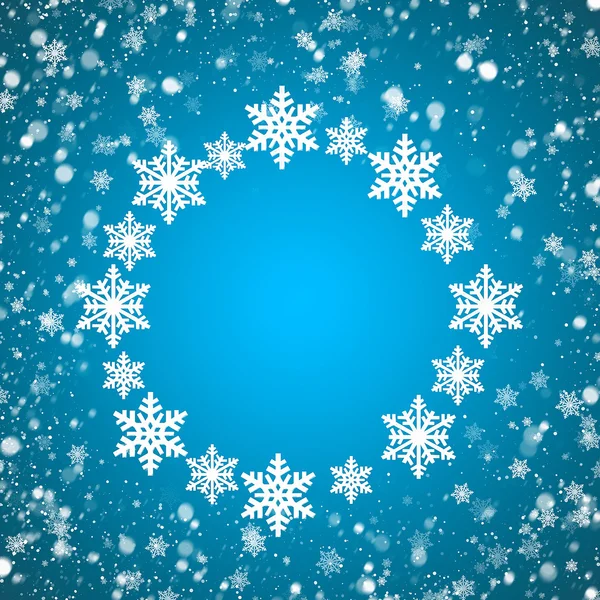 Schneeflocken. Weihnachten und Neujahr — Stockfoto