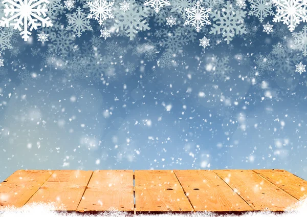 Christmas background with   table — Stock Photo, Image