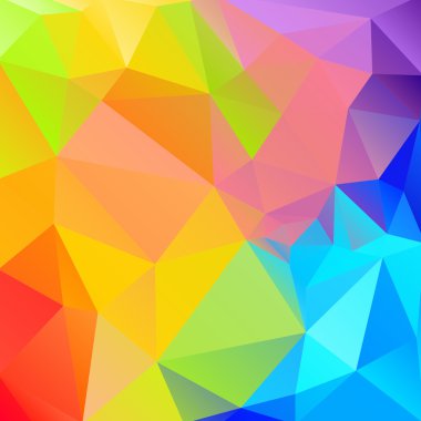 Soyut poligonal adam. Düşük Poli dizayn. Poligonal vektör arka plan. Fütüristik tasarımı.