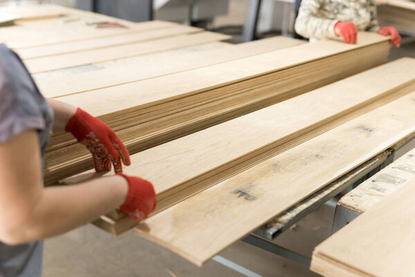 The close up of assembly workflow decorative not chipped wooden blocks