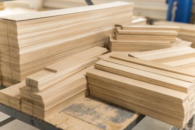 Katlanmış dekoratif, tahta bloklar değil.