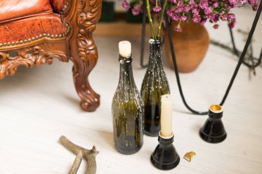 Atölyedeki sonbahar dekorunu kapat