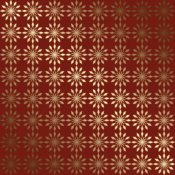 Red and gold geometric background with gradient - vector — Stock Vector