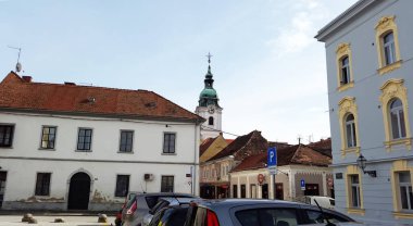 Karlovac 'taki eski merkez - Hırvatistan