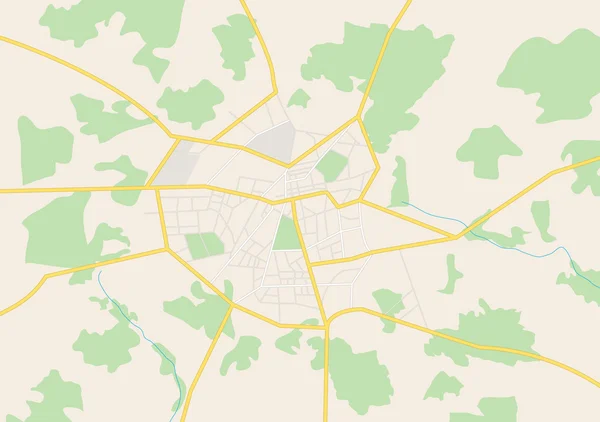 büyük şehir - vektör planı