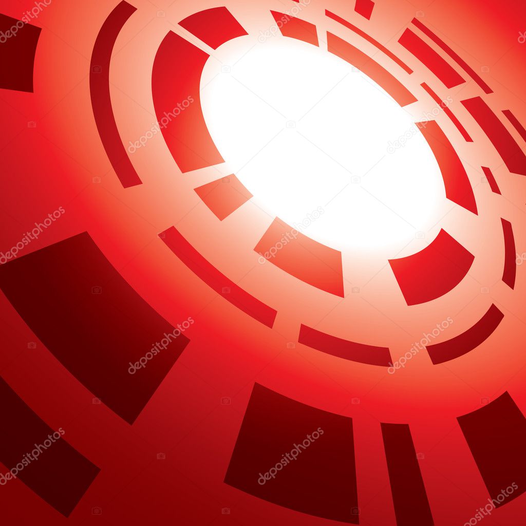 abstract background with red abstraction - vector