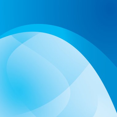 mavi arka plan ile dalgalı soyutlama - vektör tasarımı