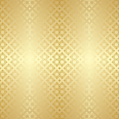 arka plan ile altın süsleme - vektör sorunsuz