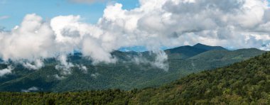 Appalachian Dağ Manzarası Blue Ridge Parkway boyunca