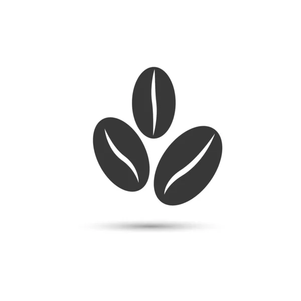 Coffee beans icon — Stock Vector