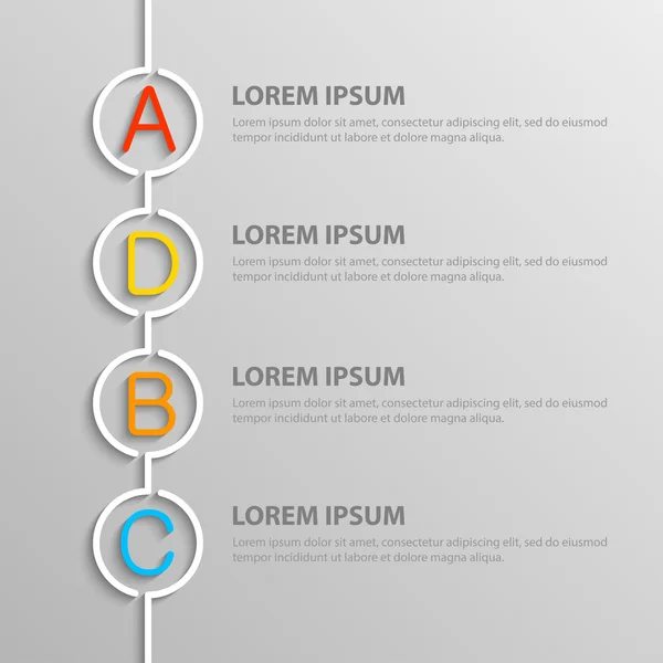 Infografica — Vettoriale Stock