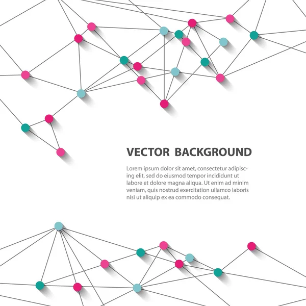 Polygonal background — Stock Vector