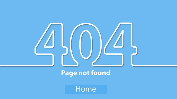 404 не найден — стоковый вектор