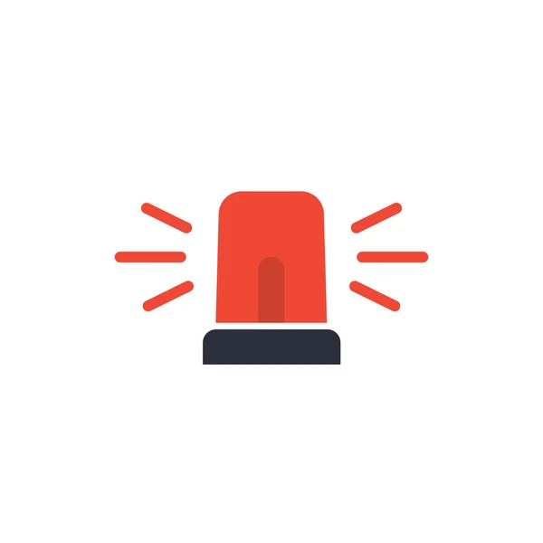 Polis ya da ambulans, acil siren simgesi.