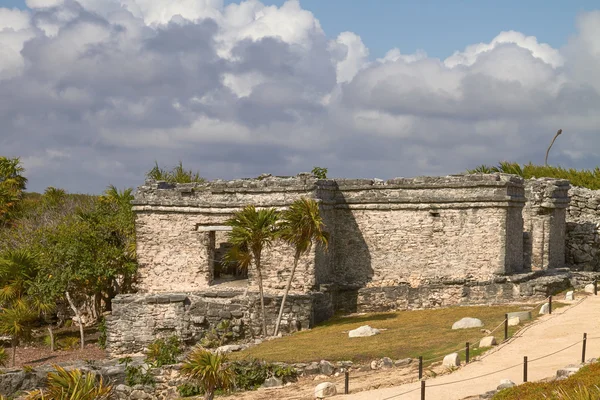 Ruinas Mayas del Templo en Tulum México —  Fotos de Stock