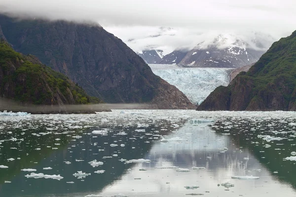 Glacier Tracy Arm Fjord et Sawyer, Alaska Images De Stock Libres De Droits