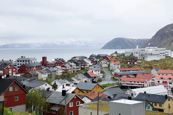 Honningswag Norwegen Juni 2017 Kultur Und Leben Der Nördlichsten Stadt — Stockfoto